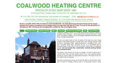 Desktop Screenshot of coalwoodheatingcentre.co.uk